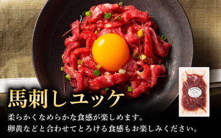全6回定期 上級赤身馬刺し3種とユッケネギトロの詰合せ 3892 馬刺し BHAD070