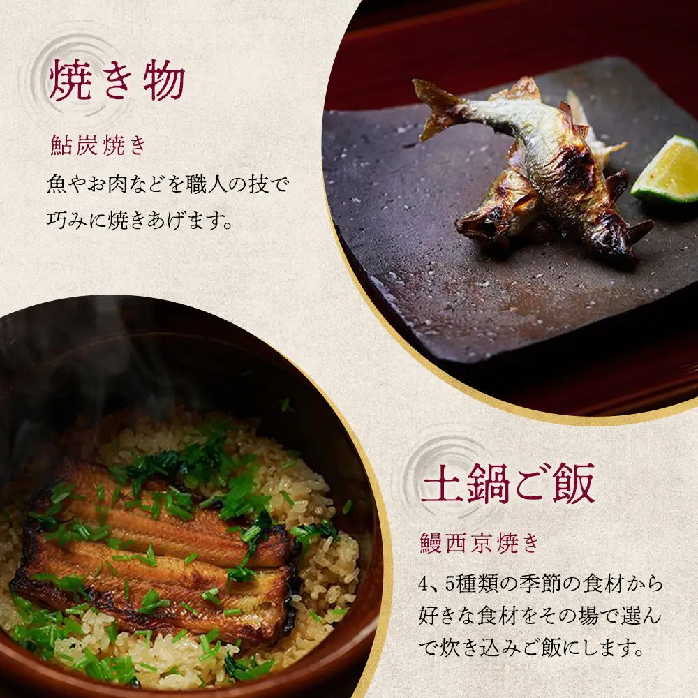 【祇園つじや】おまかせコース料理 お食事券 ＜お一人様分＞