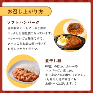 ソフトハンバーグと煮干し粉のセット 富山県 氷見市 煮干 惣菜 調味料　ハンバーグ