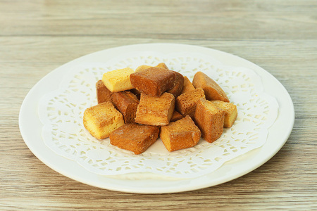 ラスクのほほえみ 5袋 数量限定 ラスク お菓子 焼き菓子 ホワイトチョコレート 国産 笠間市 茨城県 BH-045