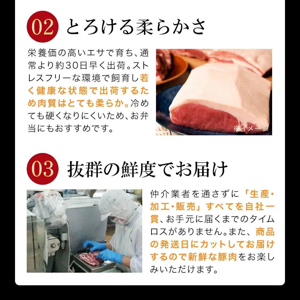 JAPAN X 豚肩ロース2mmスライス/計2kg　【04301-0047】