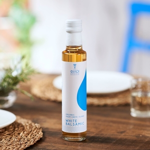 地中海の国・ギリシャのオーガニック製品詰め合わせ(オリーブオイル3種・ホワイトバルサミコ酢・タイムハニー)_0219-001-T06