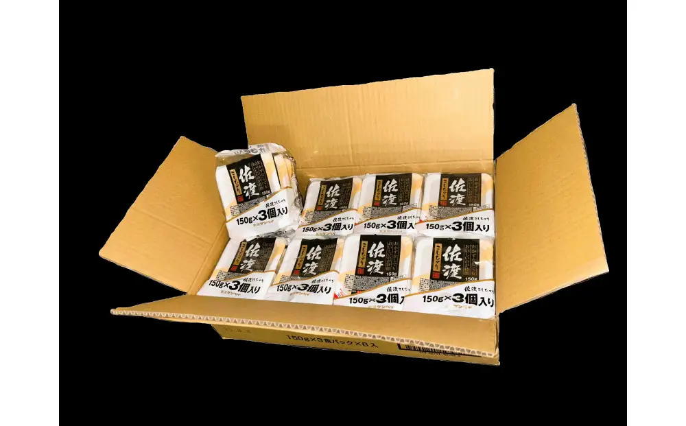 【定期便：全6回お届け】【パックごはん】佐渡こしひかり150g×24個