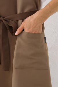 【ブラック】ブロックカラーエプロン