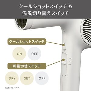 プロフェッショナル プロテクトイオン ヘアー ドライヤー  スモーキーグレー（NIB400A－H）