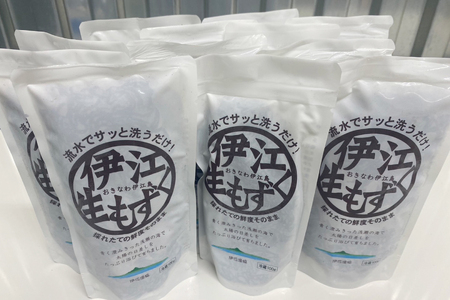 もずく 伊江島産 生もずく 冷凍 12パック [伊江漁業 沖縄県 伊江村 ie47bde290000]