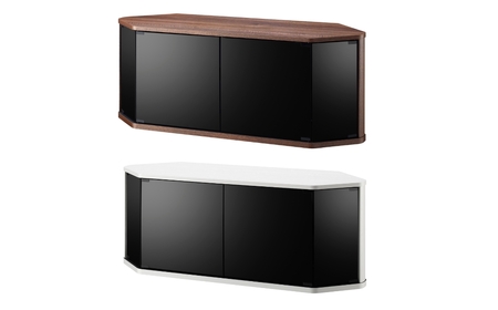 家具 省スペースコーナー対応 テレビボード 幅115cm ブラウン ≪RCA-4512LGｰDB≫ 家具 朝日木材