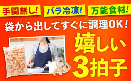 【全12回定期便】　むきえび3kg(1kg×3) [BABC031]むきえび