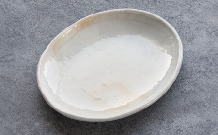 【瀬戸焼】 「舞陶館」　粉引 多用皿５枚セット【松本陶器株式会社】/ 皿 食器 / 瀬戸市[BBDX001]