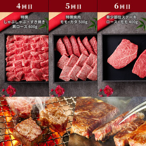 【和牛セレブ】鳥取和牛 定期便 「レギュラークラス」（定期便６回）