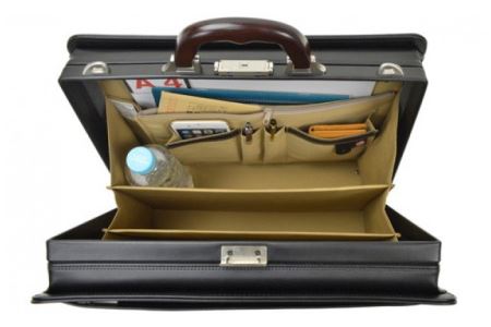 J.C HAMILTON 木手大開き2枚仕切りダレス　22320-01(黒)