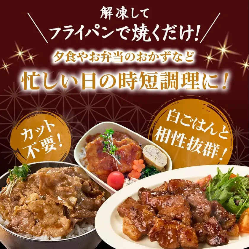 豚肉食べ比べ!九州甘口漬け込み(たれ・味噌)セット〔AA-F208〕