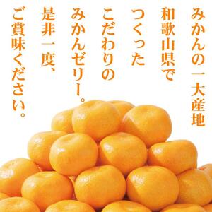 有田 みかんゼリー 12個 果肉たっぷり / 温州みかん ゼリー 柑橘 和歌山 ※北海道・沖縄・離島への配送不可 【ikd101-mik-12A】