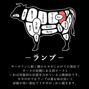 A4等級以上 銘柄福島牛 ランプステーキ 100g×3枚｜牛肉 牛肉 牛肉 牛肉　※沖縄・離島への配送不可