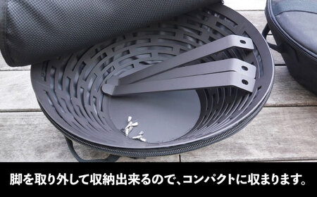 【収納ケース カーキ】焚火台 FUJIYAMA 収納ケース付き 【ANAテック株式会社】[AKBD013-2]