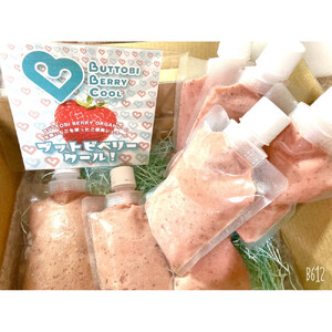 BUTTOBI BERRY COOL  有機いちごのフローズンスムージー1箱 (5個入)