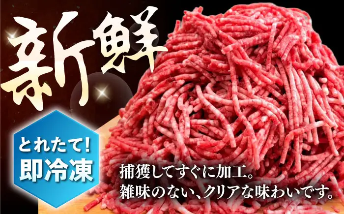 ジビエ 猪肉 ミンチ 500g×2パック 雲仙いのしし / 南島原市 / もりのめぐみ [SDB012]