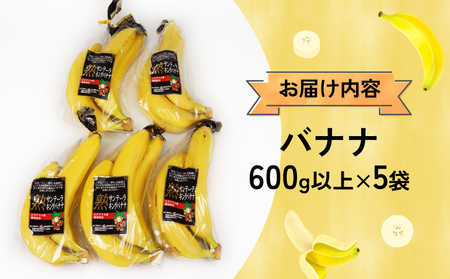 【果物】熟サンテーラバナナ約3kg徳田青果果物|F010-194001