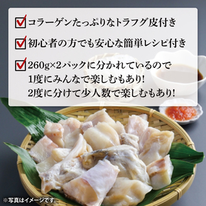 【茨城県共通返礼品/河内町】トラフグてっちり鍋錦ふぐぽんすセット260g×2【お鍋 ポン酢 ぽん酢 コラーゲン レシピ付き 茨城県河内町】(78-02)