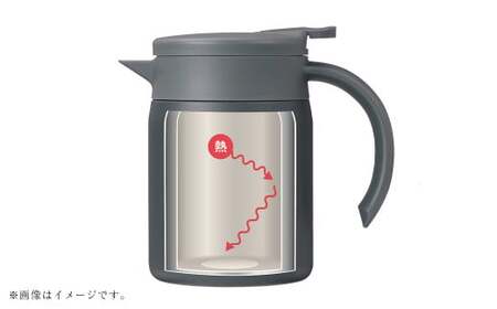 【京セラ】真空断熱サーバー 600ml ＜サンドベージュ＞ CERAMUG セラマグ 断熱サーバー サーバー コーヒーサーバー 魔法瓶構造 保温 保冷 KYOCERA AS-563-2