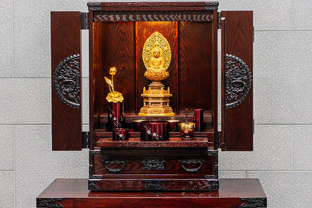 仙台箪笥 仙台仏壇18号 拭き漆調 KH-20 高級 工芸品 伝統