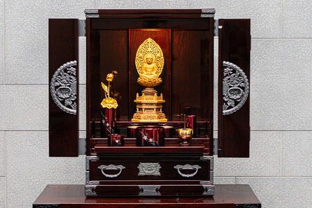仙台箪笥 仙台仏壇18号 木地呂漆調 KHB-20D 高級 工芸品 伝統