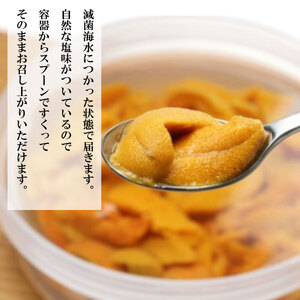 【期間限定】 水揚げ24時間以内発送 綾里の生うに 450g (150×3パック) 数量限定