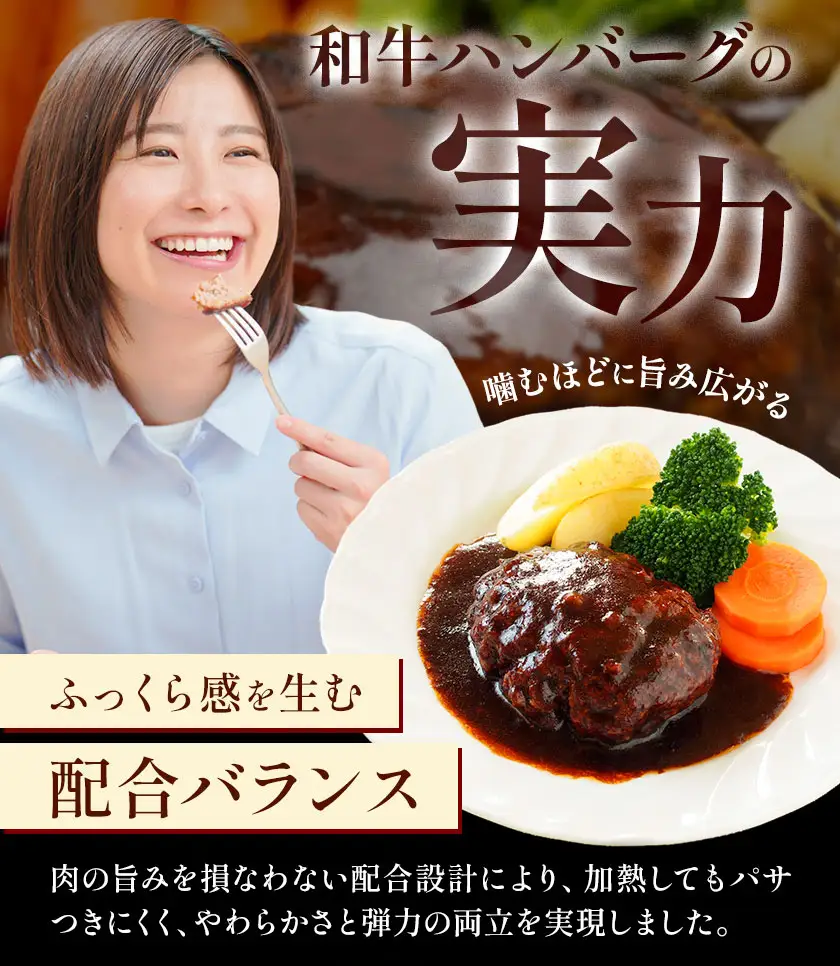 さつま福永牛 ハンバーグ 6個 個包装 福永畜産《30日以内に出荷予定(土日祝除く)》