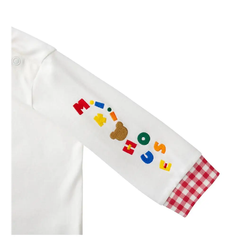 ミキハウス プッチー長袖Ｔシャツ（10-5246-497）【白ー110】 AS43EA1-3