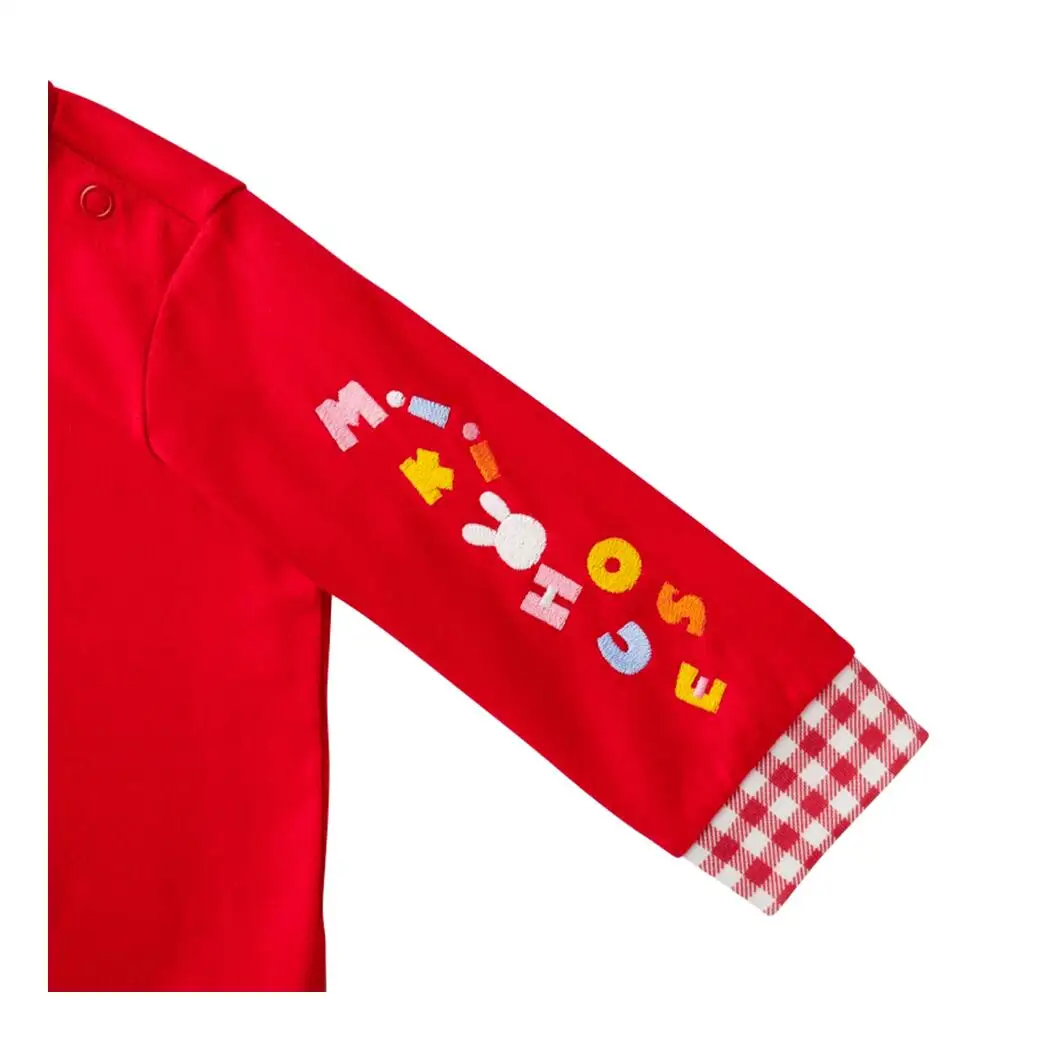 ミキハウス うさこ長袖Ｔシャツ（10-5247-490）【赤ー120】 AS43EA2-4