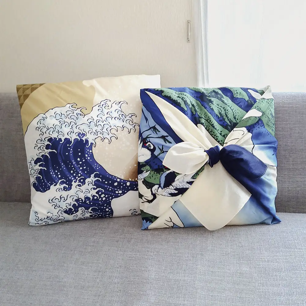 【三陽商事】浮世絵ふろしき 相州梅澤左｜京都 風呂敷 葛飾北斎 富嶽三十六景 エコバッグ