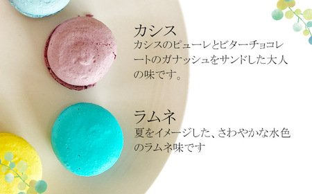 雫石町産米粉のマカロン 7種 詰合せ ／ お菓子 おすすめ おやつ 贈り物 プレゼント セット