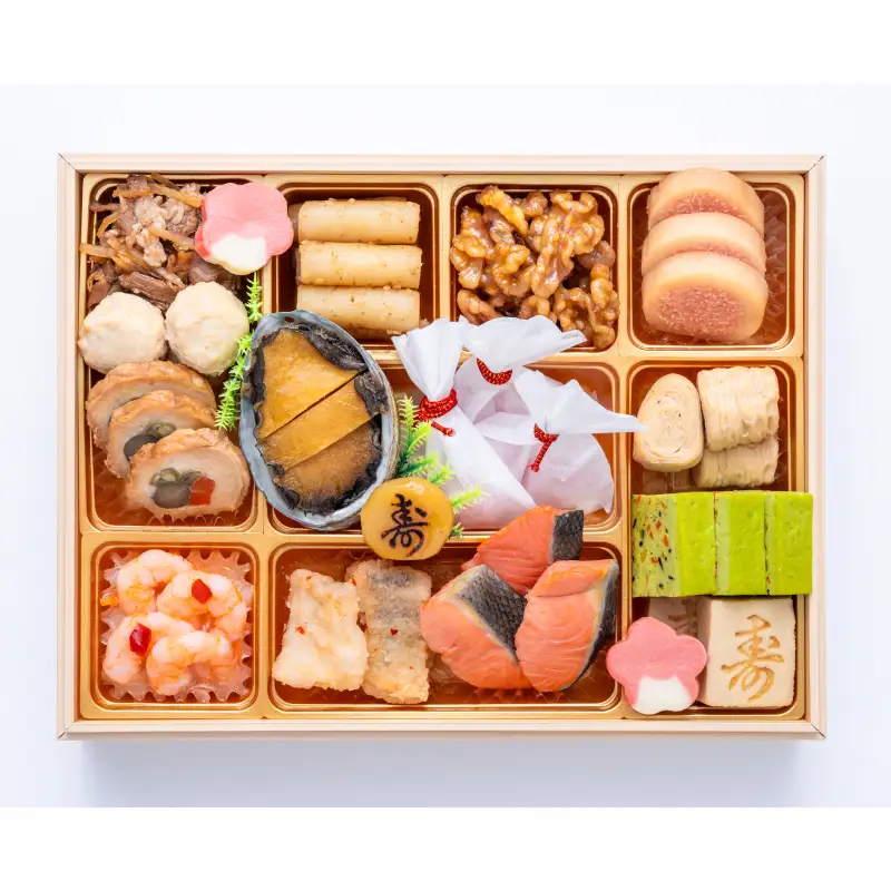 【早期限定寄附額】千賀屋謹製　迎春おせち料理 「天寿千」和風三段重 3～4人前 全45品 冷蔵おせち料理 ［035S27］ 