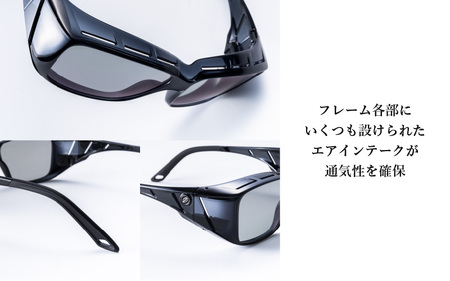 Zeque（ゼクー）偏光オーバーグラス OPA（オーパ）F-2112 ネオクリアグレー / トゥルービュー - スポーツから日常まで、スタイリッシュに目を守る。