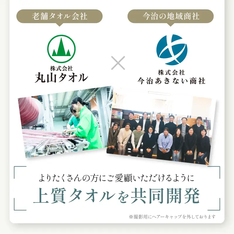 ふるさと納税限定 今治産 上質バスタオル 2枚セット（ベージュ）