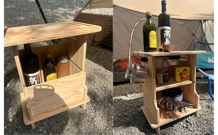 ソロテーブル [折りたたみ式 テーブル アウトドア キャンプ バーベキュー BBQ ]