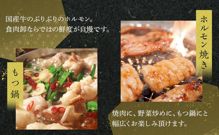【父の日ギフト】国産牛　ホルモン二種セット1000g | 父の日