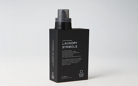 LAUNDRY SYMBOLS 2本セット ホワイト×ブラック 山中漆器 山中塗 ランドリーボトル ディスペンサー おしゃれ ギフト F6P-3028