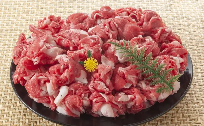 訳アリ 規格外 切り落とし 博多和牛 500g A4～A5＆冷凍あまおう 800g セット 計1.3kg 訳あり 配送不可：離島