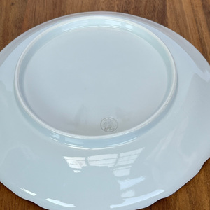 有田焼 白磁睡蓮彫和皿 2枚【有田焼 花伝作】食器 器 うつわ 和皿 皿 取皿 中皿 プレート 白 シンプル 上品 電子レンジ対応 A20-658