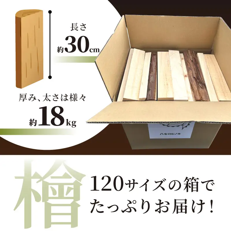 八女のヒノキ（自然乾燥薪） 薪 キャンプ アウトドア BBQ バーベキュー 焚火 焚き火 たき火 薪ストーブ アウトドア料理 自然 高品質 ひのき 自然乾燥 福岡県 八女市 185-001