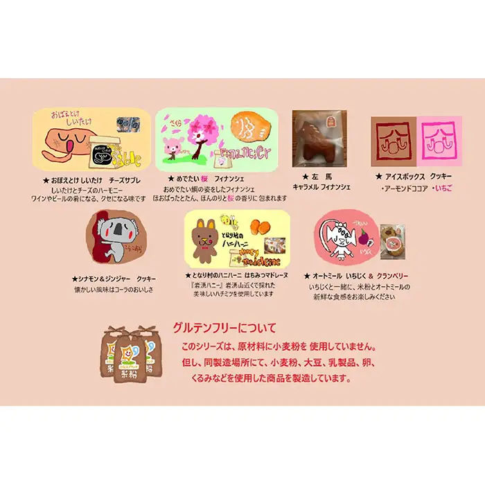 かなんブランド　米粉cookies　ふるさとセットA　1箱 No.397