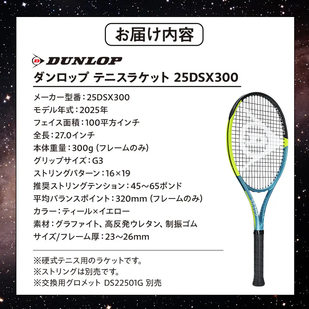 ダンロップ テニスラケット SX 300 G3