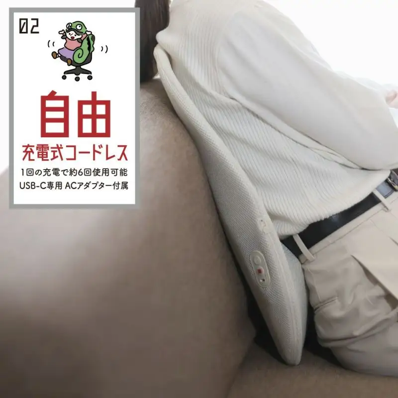 実はこっそりマッサージしてるんです　グレー