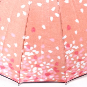高級雨傘「桜吹雪」桃色 