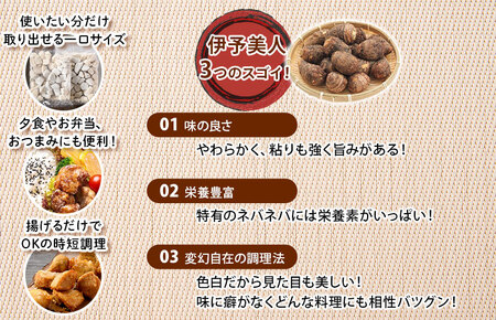 （愛媛県産）伊予美人里芋の竜田揚げ 500g×2袋【V002700】