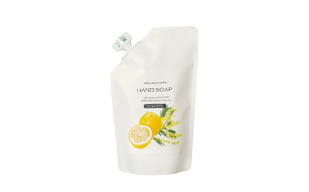 【 ミアミモザ 】 ミアミモザ ハンドソープ 詰め替え レフィル 150ml 1個 パウチ エコ 天然香料 が ふんわり 広がる クリーミー 泡 手洗い 液体 ギフト プレゼント 贈り物 美容 コスメ 高知県 高知 四万十市 四万十 しまんと 26-66