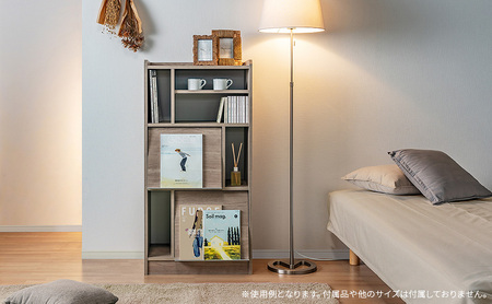 多用途なフラップ扉収納　ミドルタイプ WB インテリア 収納 収納ラック 低ホルムアルデヒド 家具