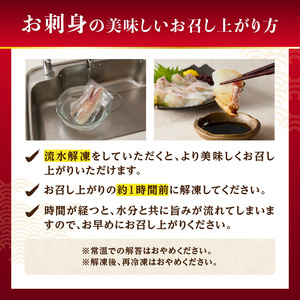 明日の夜は高級鯛しゃぶセット ／ 真鯛 柵 サク 刺身【B097】