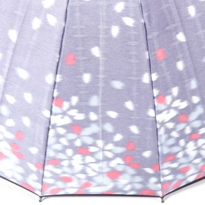 高級雨傘「桜吹雪」紫色 